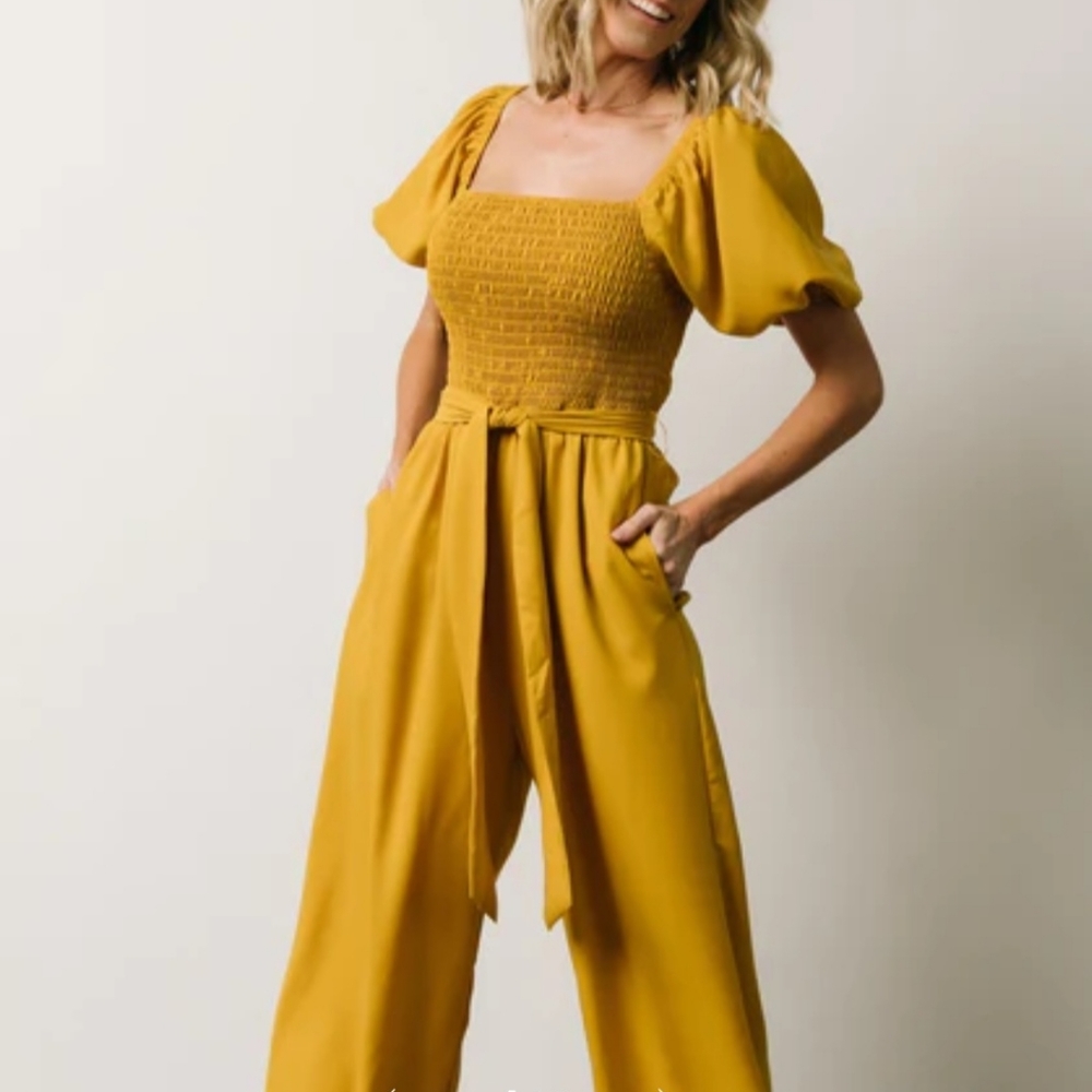 Mustard Yellow Jump Suite